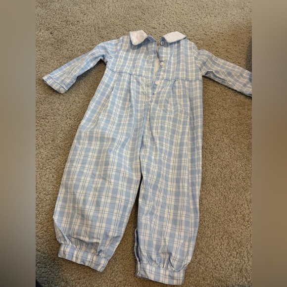 Smocked "Finn" Romper - Picture 3 of 3